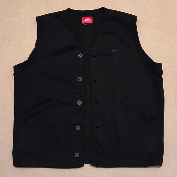 Vans Other - Vans Fleece Skate Vest - Off the Wall Men's Medium Black Outerwear